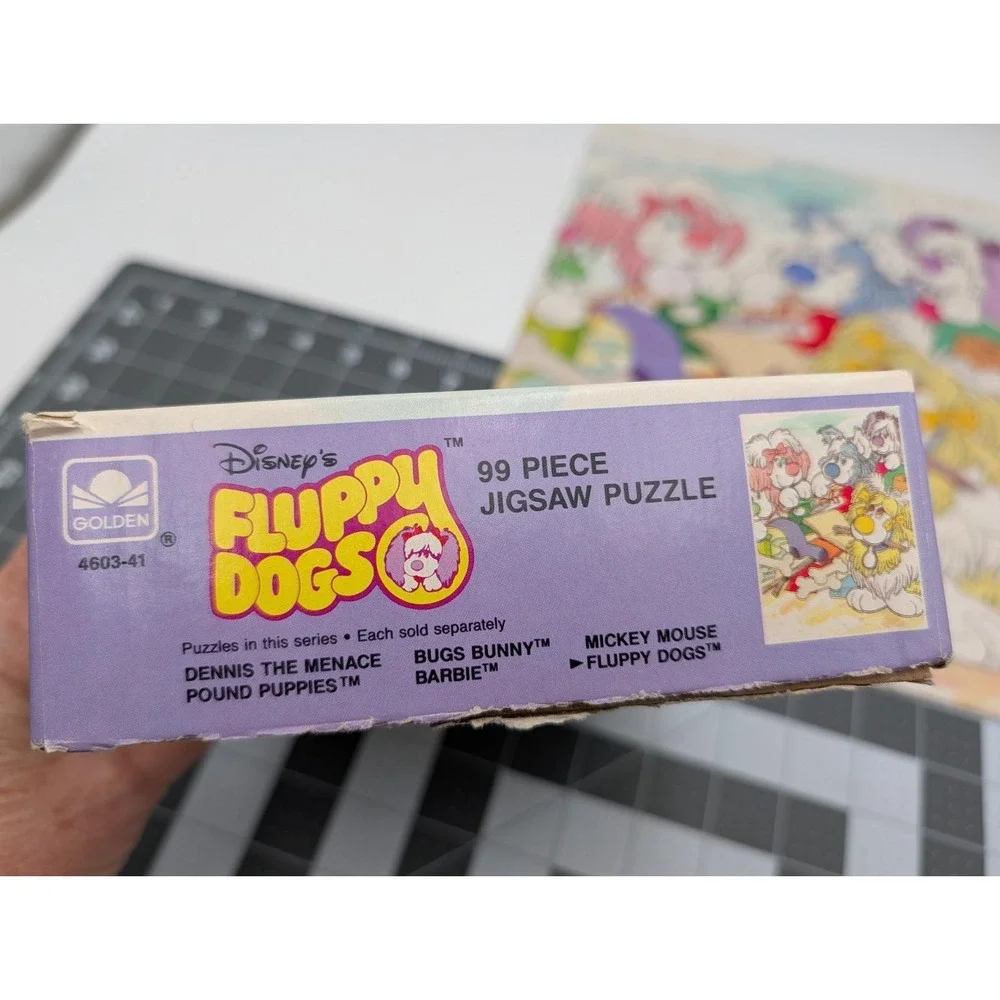 Disney‎ Fluppy Dogs Jigsaw Puzzle 99 Pcs Golden 1986